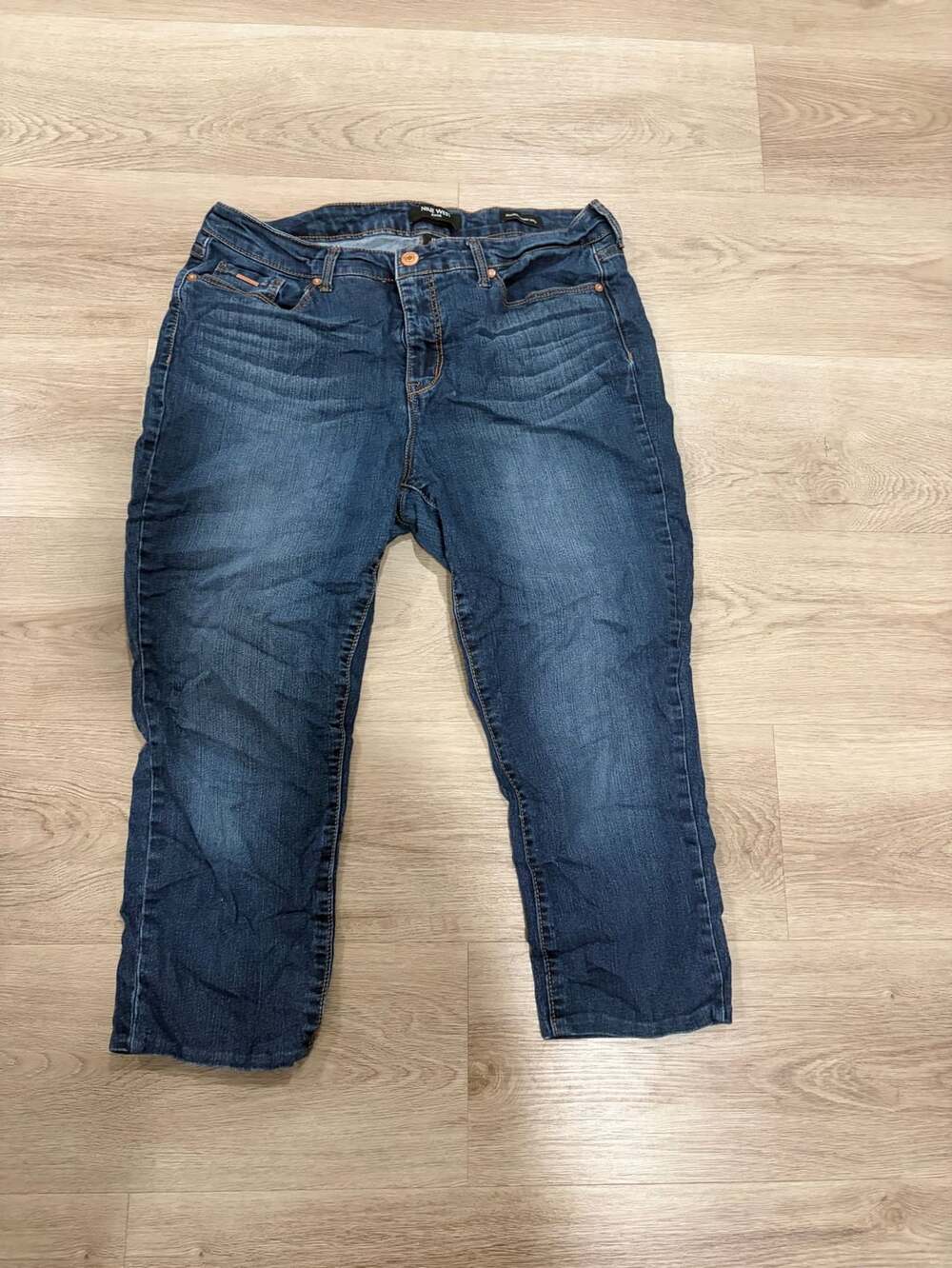 Nine West Jeans Gramercy Skinny Anie Dark Wash Denim Pants Size 12